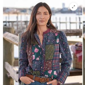 Sundance Harriet Patchwork Top